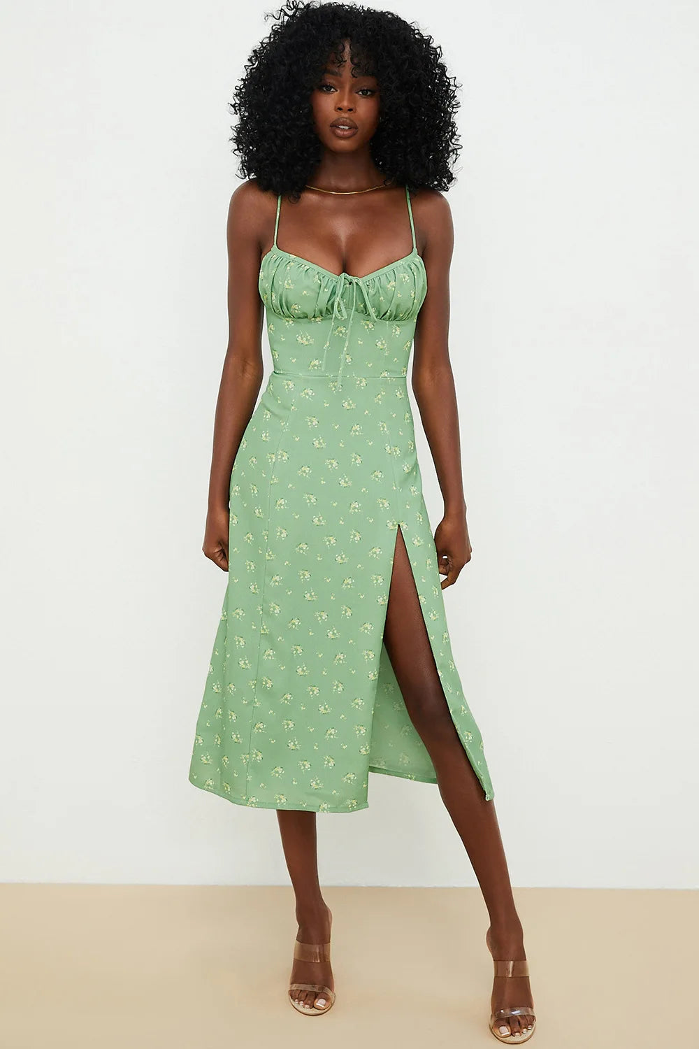 Vestido flores sexy
