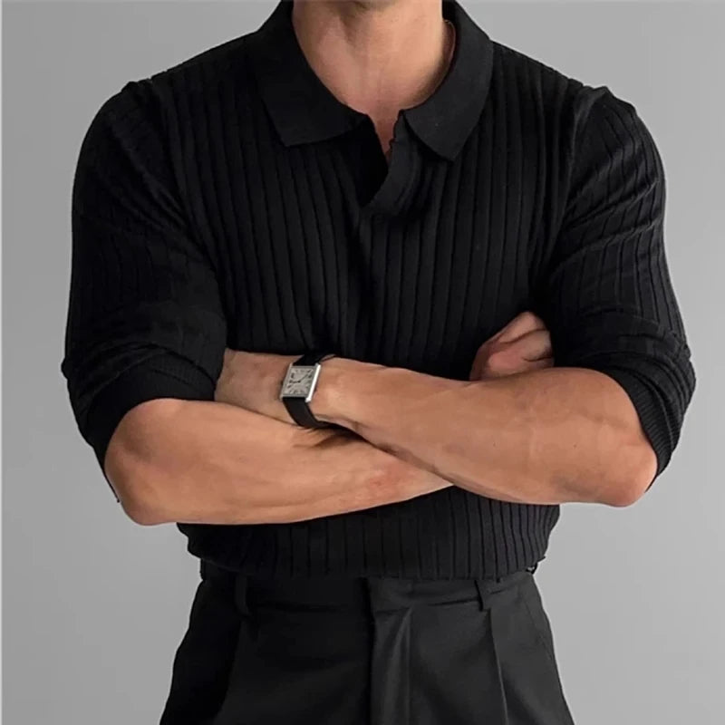 Polo elegante rayas