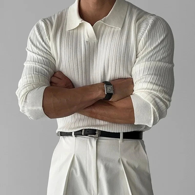 Polo elegante rayas