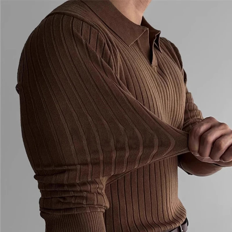 Polo elegante rayas