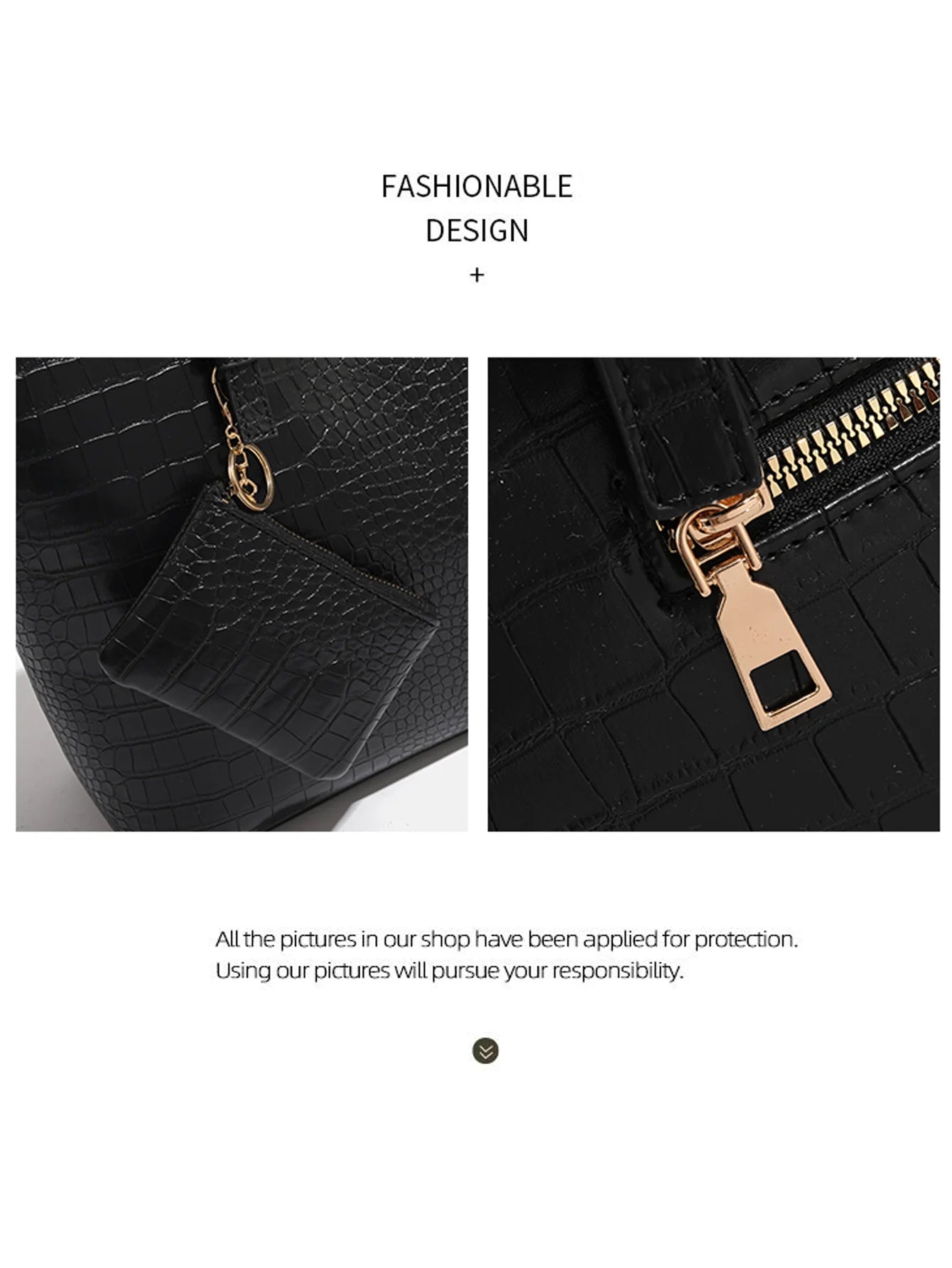 Shopper efecto Cocodrile