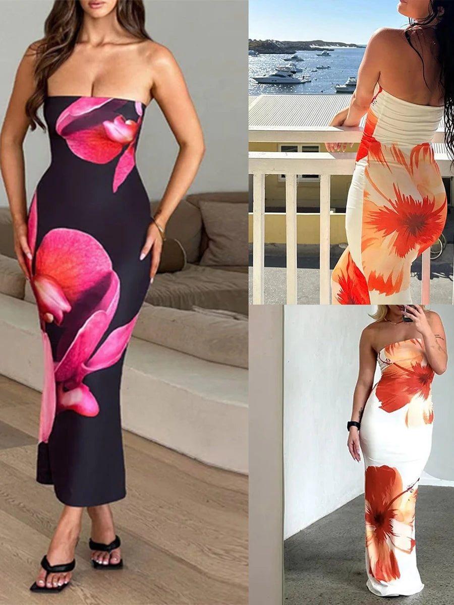 Vestido floral Hawaii