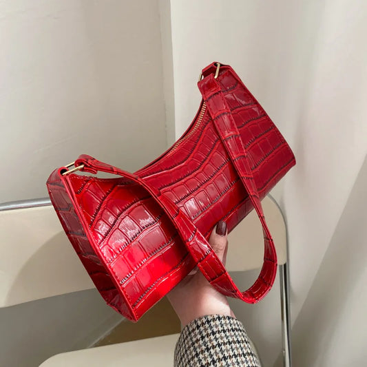 Bolso efecto cocodrilo