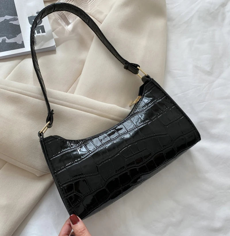 Bolso efecto cocodrilo
