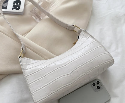 Bolso efecto cocodrilo