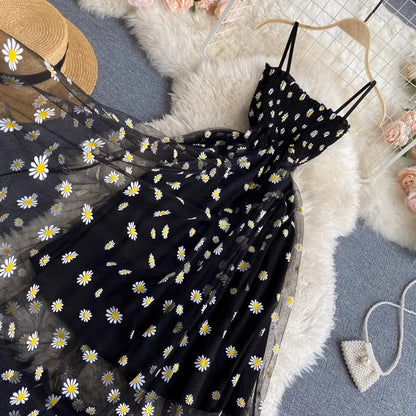 Vestido tul floral