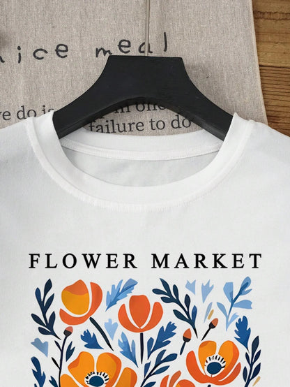 Camiseta verano California Flower Market