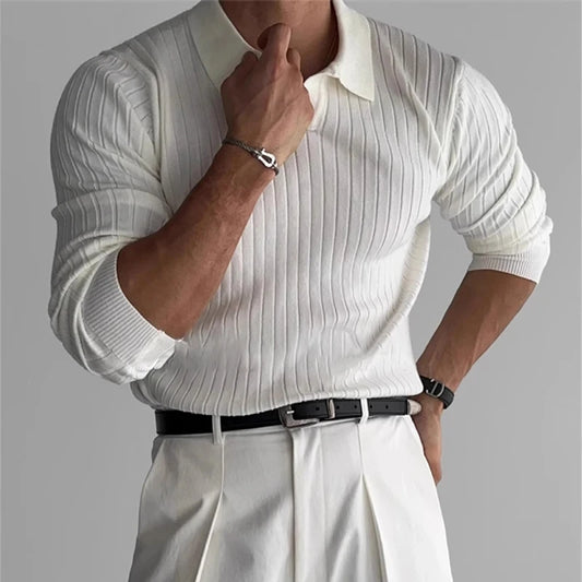 Polo elegante rayas