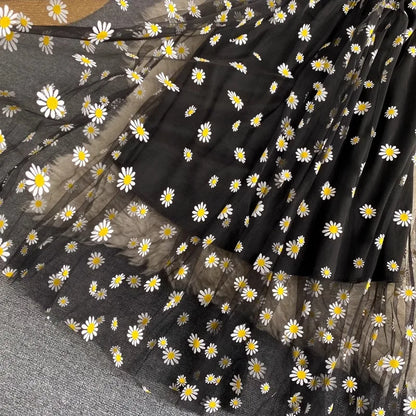 Vestido tul floral