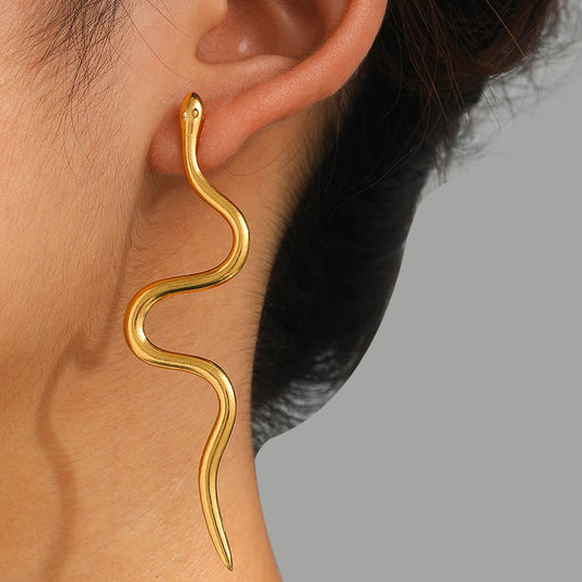 Pendientes serpientes