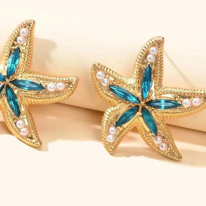 Pendientes estrella de mar