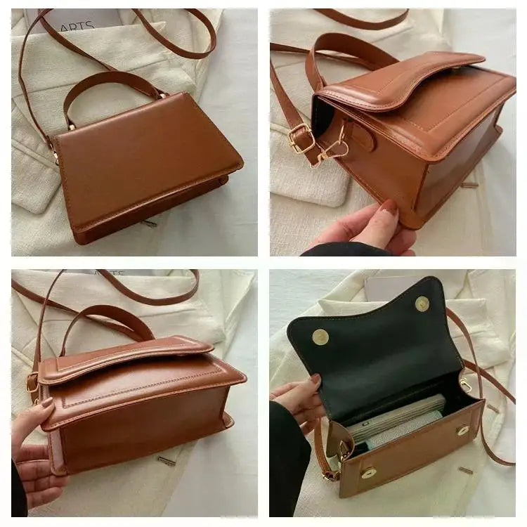 Bolso de mano efecto cuero