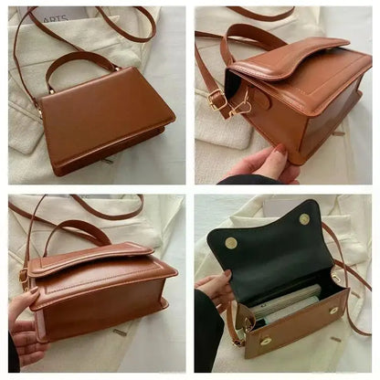 Bolso de mano efecto cuero
