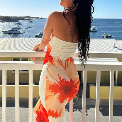 Vestido floral Hawaii