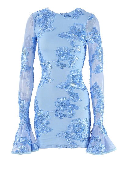 Vestido glam floral