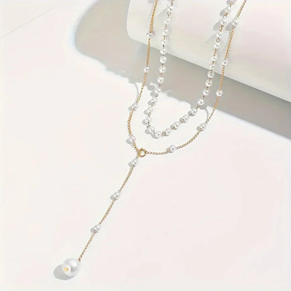 Colgante perlas