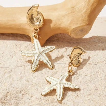 Pendientes estrella de mar