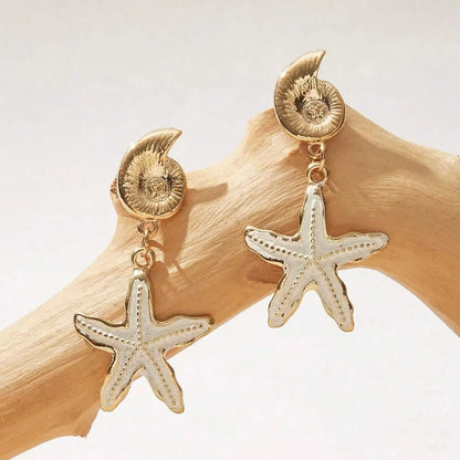 Pendientes estrella de mar
