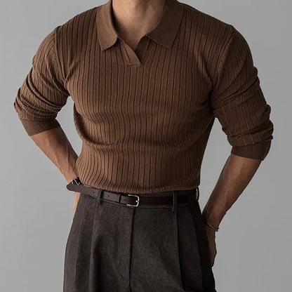 Polo elegante rayas