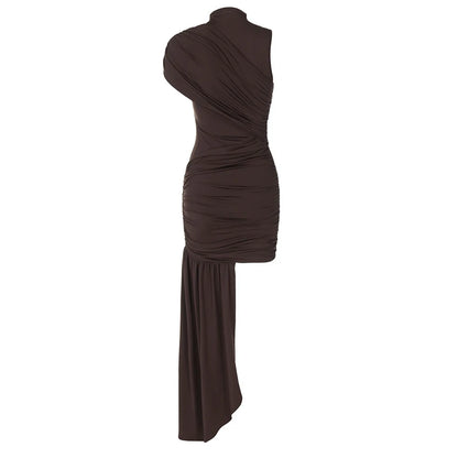 Vestido elegante falda Drap