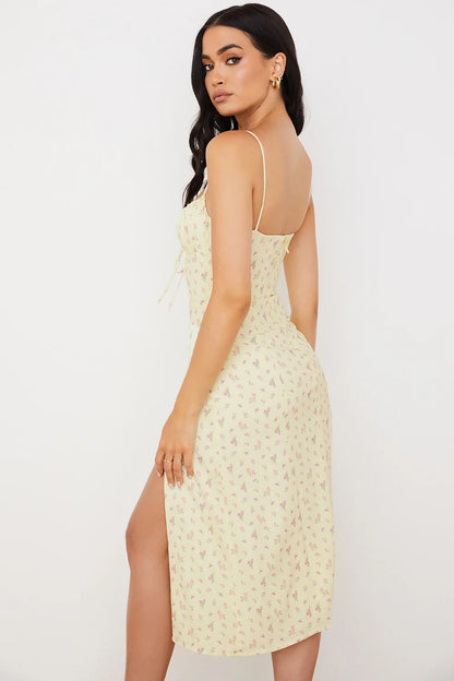 Vestido flores sexy