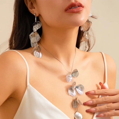 Conjunto hojas Ginkgo