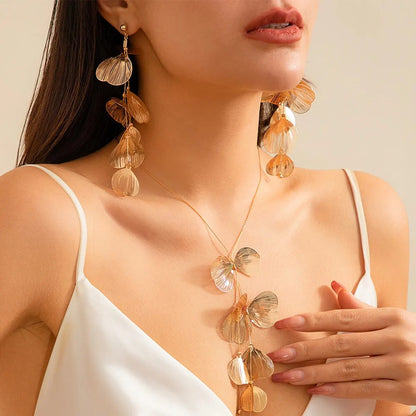 Conjunto hojas Ginkgo