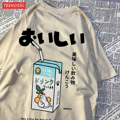 Camiseta estampado japo