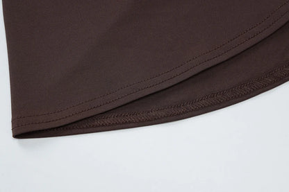 Vestido elegante falda Drap