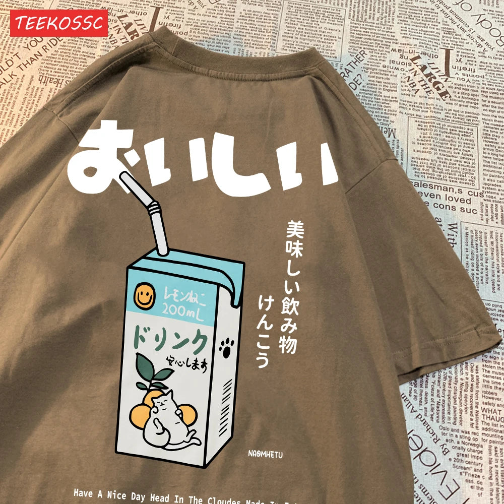 Camiseta estampado japo