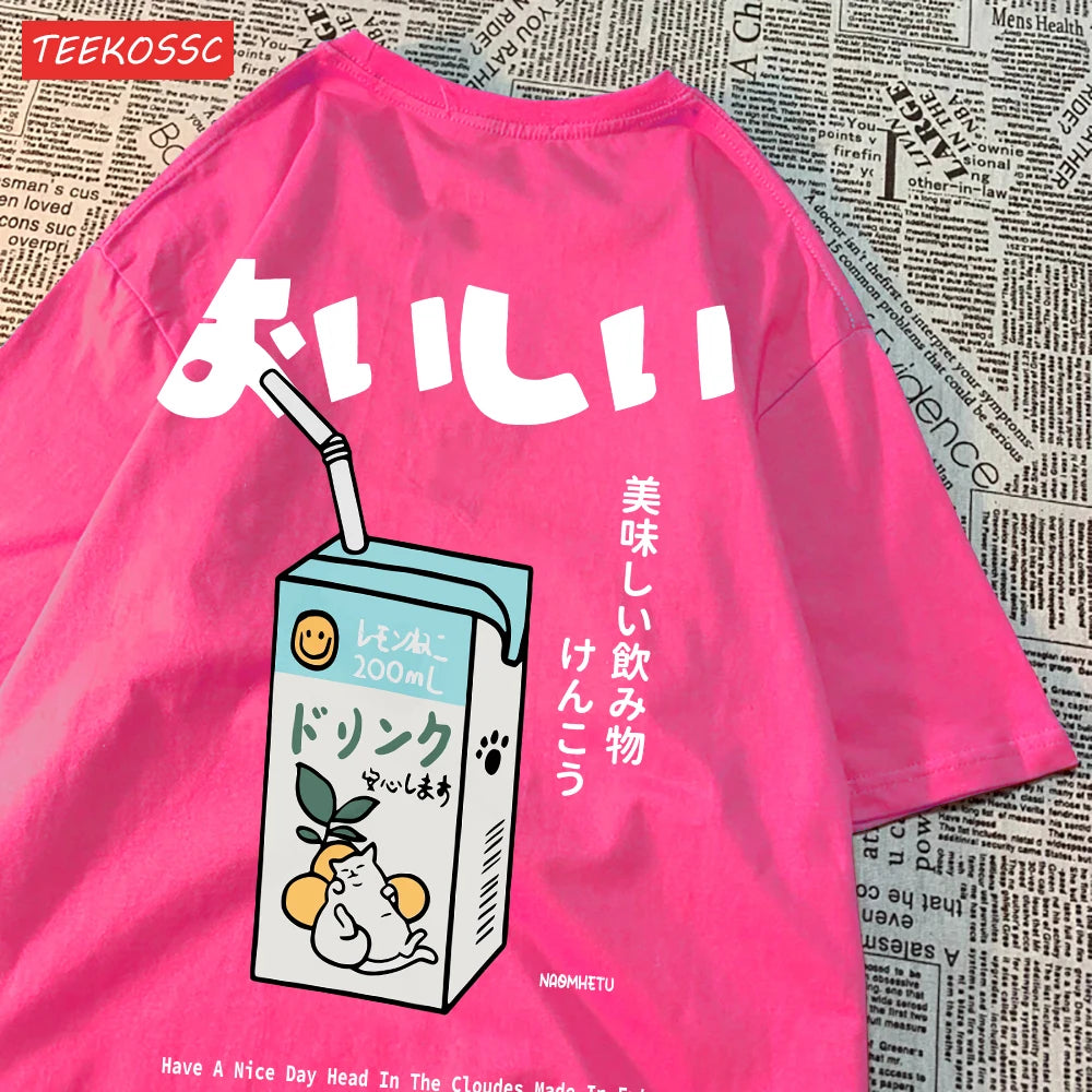 Camiseta estampado japo