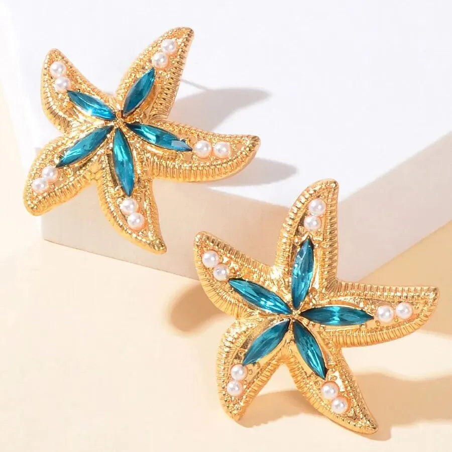 Pendientes estrella de mar