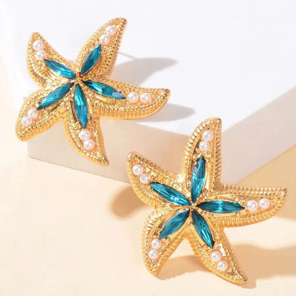 Pendientes estrella de mar