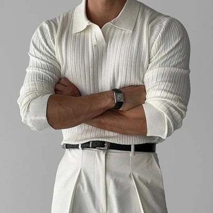 Polo elegante rayas