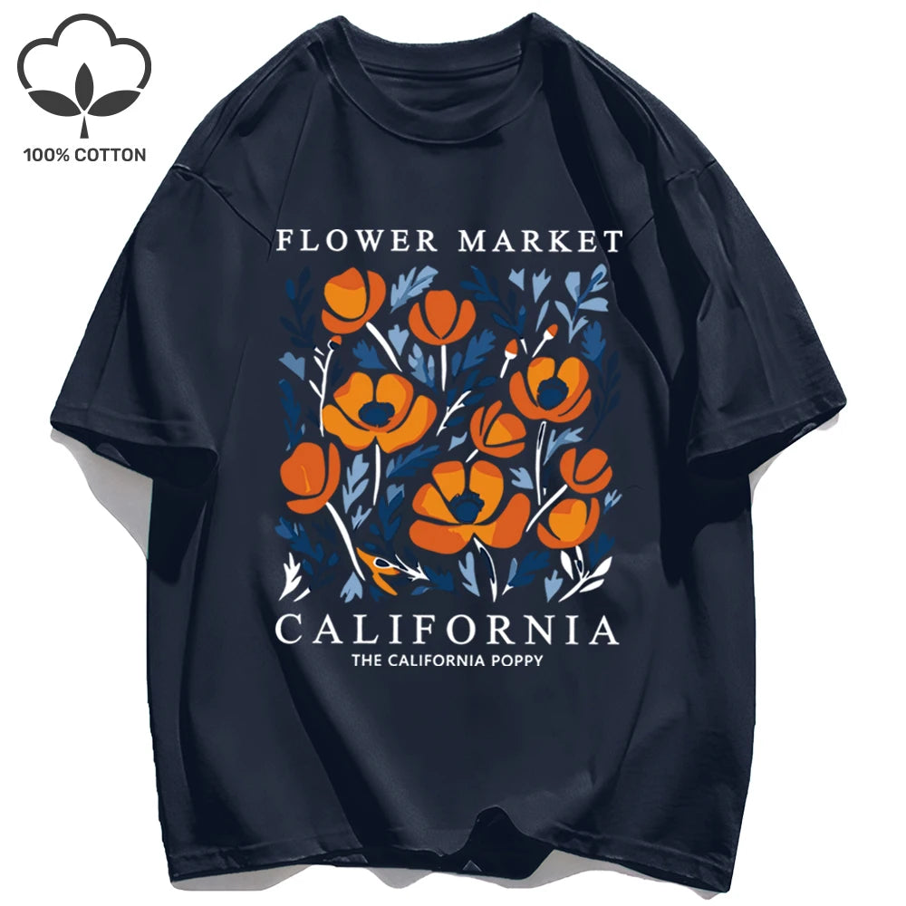 Camiseta verano California Flower Market